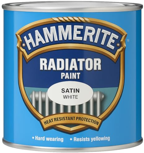 AXpower Inspirational Technology Empowering People Radiator Paint Satin White 500ml | Heat Resistant Metal Paint for Radiators & Heaters | Durable, Quick Dry, Non Yellowing Finish | Interior Use