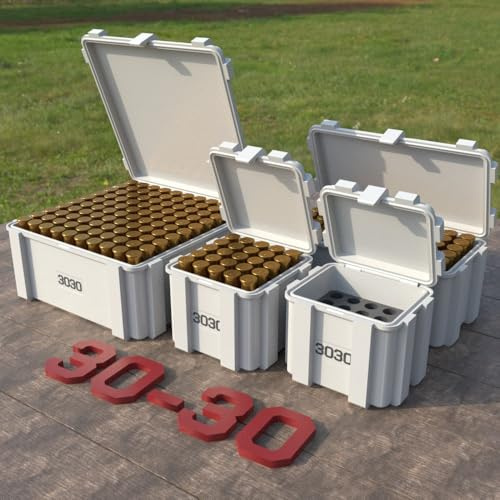 Filamelt Munitionsbox/Ammo Box .30-30 Win – Patronenbox ‘Klappdeckel’ – 20/25 / 50/100 Runden 20er