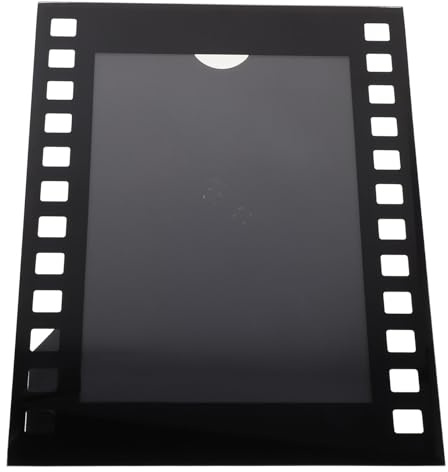 FOMIYES Cornice Fotografica Vintage da Tavolo in Plastica Nera Stile Cinematografica Retrò per Esposizione Foto Matrimonio e Decorazione Camera da Letto