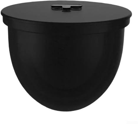Rivestimento in silicone per mixer da 6 litri, resistente al calore, antiaderente e lavabile in lavastoviglie, nero/rosso/bianco (nero)
