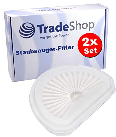 Trade-Shop 2 x vacuum cleaner filters suitable for Black & Decker Dustbuster DVA315J, DVA315JBHPC, DVA315JF, DVA320J vacuum cleaners, filter