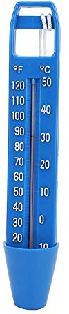 Pool Floating Thermometer, Wasserthermometer mit Schnur zum Schwimmen Pool Spa Badewanne Fischteiche