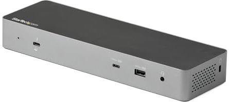 StarTech USB-C Dockingstation, MacBook Pro/Air M-Serie, Dual 4K 60Hz, 96W | HDMI, DisplayPort, Einzel 8K, 10Gbit/s, 5x USB Hub, GbE, Windows, macOS, Ubuntu