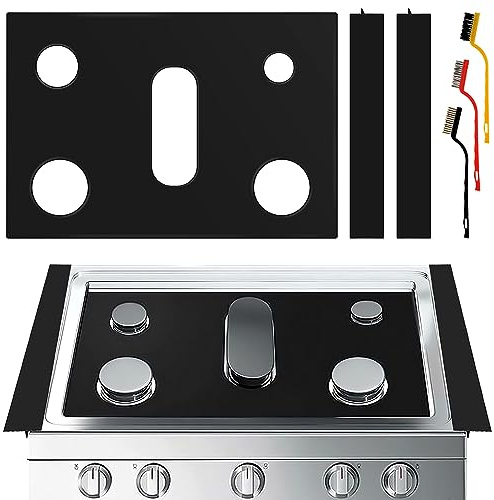 Stove Cover Gas Stove Top Burner Covers Protectors for Samsung Gas Range Stove Mat Protector Reusable,Oven Liners Mat,Non-Stick Washable Keep Stove Clean Stove Guard