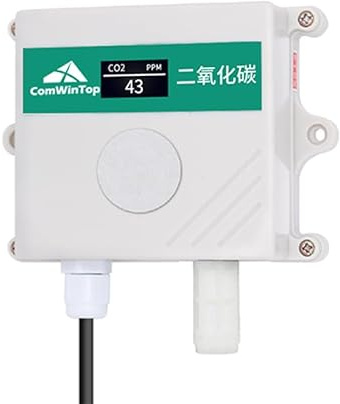 Koldioxidsensor Jordbruksväxthus Högprecision Industriell 4-20mA 0-5V 0-10V CO2-sändare med display