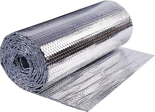 DECAKE Aluminium Foil Insulation Insulation Foil Aluminum Foil Insulation Roll, Vapour Barrier And Waterproof Thermal Insulation Aluminium Foil Membrane, Self-adhesive Aluminium Foil, for