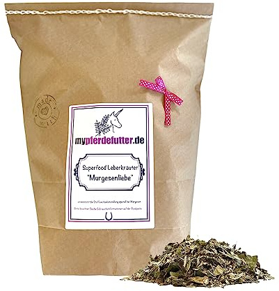 mypferdefutter Superfood Leberkräuter Murgesenliebe für Pferde 100% Natur PUR - frei von Zusätzen das Beste für Deinen Murgesen - Stoffwechsel, natürliche Leberfunktion (1000 g)