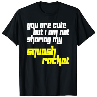 Squash Trainer Lustiger Squash Spruch Squash Spieler T-Shirt