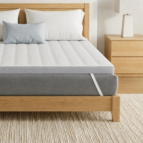 EGOHOME Matratzen Topper 100x200 | 7 Zonen Matratzentopper 7cm Höhe | Matratzenauflage 100x200cm für unbequeme Matratze, Boxspringbett, Gästebett | rutschfest mit Noppen
