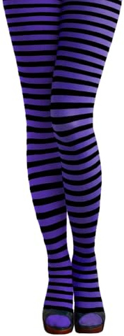 Oblique Unique Strumpfhose für Damen Mädchen - Einheitsgröße - Kostüm Accessoire für Halloween Fasching Karneval Motto Party
