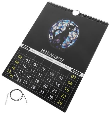 Operitacx Dunkel- Kalender Für Und Tisch Vielseitig Einsetzbar Für Monatliche Und Jährliche Planung Office Und Akademischen Gebrauch Mit Täglichen Planungsteilen Und Kompletten