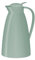 alfi Eco 1,0 l, verde menta, jarra térmica con inserto higiénico de vidrio templado de plástico, cierre de rosca con cómodo pulsador, verter con una mano, ideal como cafetera, tetera, sin BPA