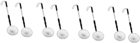Mikikit 8juegos Sifón De Arena Multifuncional De Inoxidable De Varilla Telescópica para Recoger Conchas y Filtrar Arena La Playa
