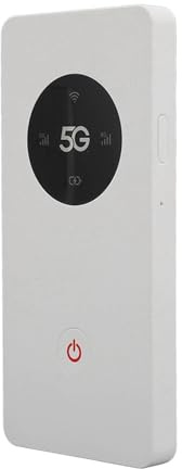 ZASCHMOY Punto de Acceso Móvil WiFi Ultra Rápido 5G con Ranura Nano SIM y Cable USB, 2.77Gbps DL, 1.25 Gbps UL, Admite 16 Dispositivos, Enrutador WiFi 4G Portátil de 2.4GHz/5.0GHz de 5.0GHz para