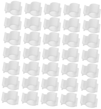 VILLFUL 100 Pezzi Clip per Pompa in Plastica PP Blocco Antiperdite per Dispenser Lozione Detergente e Shampoo Facile Installare per Viaggi e