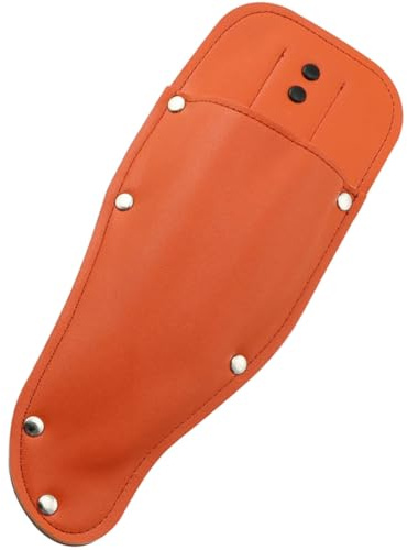 Funda para Tijeras de Poda de Cuero Marrón, Sujeción al Cinturón | Protección Fiable para Tijeras de Jardinería, Diseño Elegante, Formato Práctico para Llevar