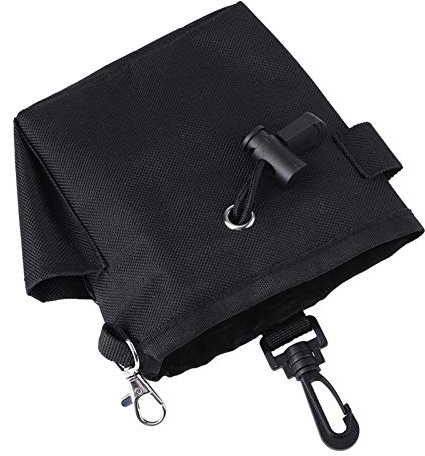 Fdit Pet Treat Tasche Hund Gehorsam Ausbildung Waist Pouch Essen Snack Bag für kleine Gegenstände und Lebensmittel Lagerung Black Gürteltasche(Schwarz)