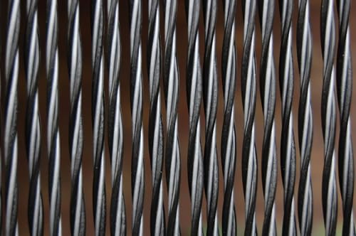 La Tenda Türvorhang Padova 3 Raumteiler Fliegenvorhang Dekovorhang Farbe: schwarz grau, Maße:100 x 230 cm