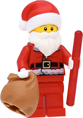 LEGO Figurine Père Noël (dos imprimé) / Saint-Nicolas/Père Noël avec accessoires