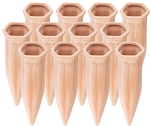 12 doseurs dirrigation en argile pour bouteilles [Royal Gardineer]
