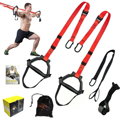 Bodyweight Resistance Training Straps, Home Gym Fitness Trainer kit