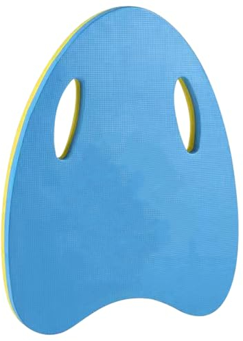 Valicaer Tavola da Nuoto,Galleggiati da Nuoto con Manico Tavoletta da Nuoto Allenamento Kickboard Piscina Nuoto Accessori Tavola Galleggiante da Allenamento per Piscina Kickboard da Nuoto (Blu)