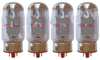 UIHMSWYAL Il Tubo KT88-98 sostituisce EL34 KT66 6550 KT88 KT120 KT100 Kit Amplificatore valvolare Audio HiFi Corrispondenza Fai da Te(4pcs Matched Quad)