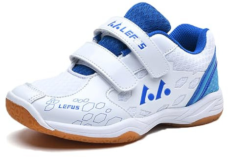 Leichtrit Tischtennisschuhe für Kind,Badmintonschuhe,Sneakers,Tennis Hallenschuhe,Volleyballschuhe,DäMpfung,Atmungsaktives,Dauerhaftem Grip,UnterstüTzung,Bequemes Futter,Für Jungen,Mädchen
