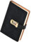 Husalsea Journal With Lock, Lockable Diary, Notebook With Lock Retro, Password Book Simple Art, Leather Notebook, Suitable For Handbook Notepad And Diaries For Boys, Girls Or Adults (Black)