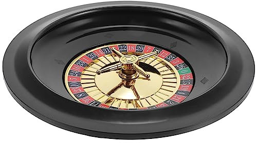 MOLUCKFU Pokerrad Tischspiel 10 Zoll Für Party Und Bar Langlebiges Russisches Pokerrad Mit Stabilem Design Kompakt Und Praktisch Für Festival Und Feier