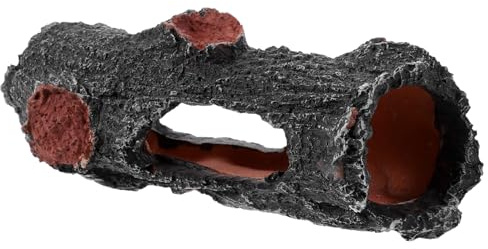 Toddmomy Décoration De Caverne Tronc Arbre pour Aquariums Et Terrariums Cachette Reptile Réaliste pour Poissons Et Lézards Ornement Multifonctionnel pour Aménagement Aquatique