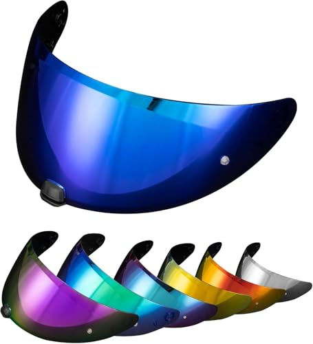 PSLER Helmet Visor for HJC i70 i10 HJ-31,Tinted Visor Motorbike UV Protection Face Shield Replacement Accessories(Deep Blue)