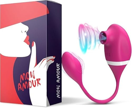 Mon Amour Yummi 2‑in‑1 Air‑Pulse & Egg Vibrator – 7 Suction + 10 Vibration Modes – Medical‑Grade Silicone – IPX65 Splashproof – Rechargeable (60 min)