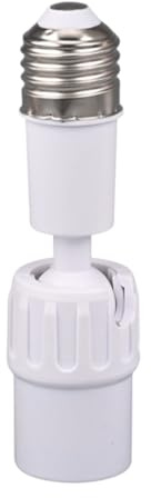 Extensor De Enchufe De Luz - Adaptador De Bombilla Giratoria De 360 ​​grados | E27 A E27 Soporte De Lámpara Flexible | Adaptador De Enchufe De Bulbo Para Sala De Estar, Solución De Iluminación De Dorm
