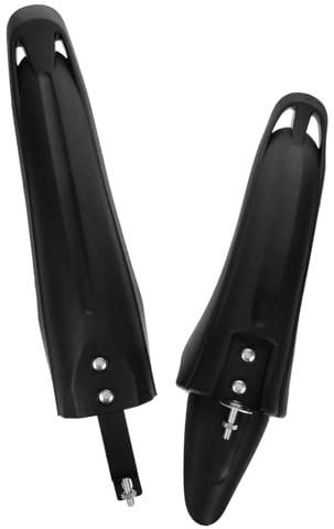 VICASKY Mountainbike Schutzbleche Vorne Hinten Aus Robustem Kunststoff Verstellbar 24-26 Zoll Fahrradzubehör Schmutzfänger Mudguard Für Outdoor
