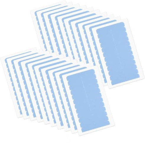 Bande Adhésive Extension Cheveux Naturel 240 Pièces, Ruban Double Face Transparent et Extra Fort pour Remplacement de Trame, Colle Perruque Invisible et Résistante à l'Eau, Fixation Longue Durée