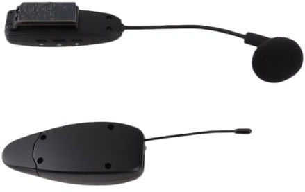 Erchineko Microphone d'instrument sans Fil UHF pour Guitare Violon avec Micro 360°, Récepteur, Ventouse, Portée Stable de 30 M pour Performance sur Scène