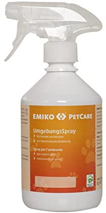 Emiko PetCare Umgebungsspray, Geruchsspray - Tierart Hund und Katze 500ml