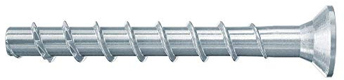 fischer UltraCut FBS II 6x100/45 Senkkopf, leistungsstarke Betonschraube, zur Befestigung in den Bereichen Sanitär, Heizung & Klima, galvanisch verzinkt, 100 Stk.