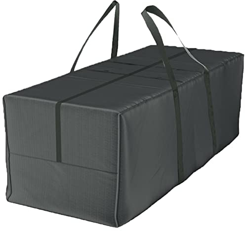 Climecare Sac de Rangement pour Coussins de Meubles de Jardin, Iimperméable, Étanche à la Poussière, Anti-UV, Robuste Tissu Oxford 600D Housse de Rangement pour Le Sapin Noel XXL(175 x 80 x 60 cm)