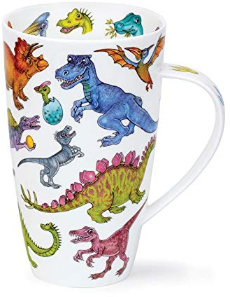 HE-Dino-XX Mug en porcelaine anglaise Dinotastique Forme Henley 06 l