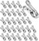 Metall Gewächshaus-Clips 24 Stück Pflanzenclips pflanzenklammern Wand Edelstahl Garten Clips Starke Griffklammern zum Halten von Pflanzenabdeckungen und Kleidung