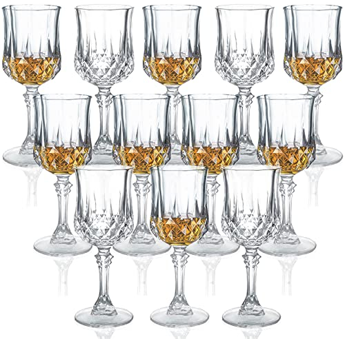 Srgeilzati Bicchieri Cordial Con Gambo - da Sherry, Porto, Liquore e Limoncello - 50 ml (12 Pezzi)