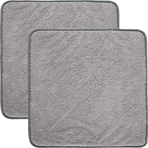 Erwin Müller Microfasertuch 2er-Pack Microfaser grau Größe 40x40 cm