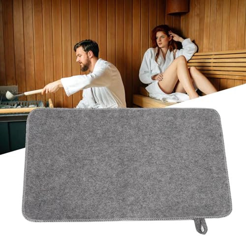 Felt Sauna Mat, Water Absorption, Heat Insulation, Felt Material, Fine Stitches, Hanging, Sauna Accessory