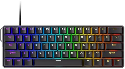 MONSGEEK FUN60 Ultra MagMech Kabelgebundene Tastatur Schwarz