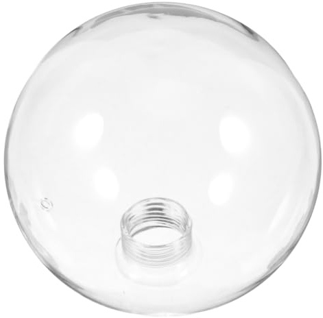OSALADI Lot De 2 Abat-Jour En Verre Transparent 4.00In Pour Luminaires Suspendus G9 Globes Lumineux Ronds Éclairage Intérieur Salon Chambre