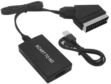 RETZLA Convertisseur péritel vers HDMI - Câble adaptateur péritel vers HDMI 720p/1080p pour HDTV, moniteur, projecteur, affichage, VHS