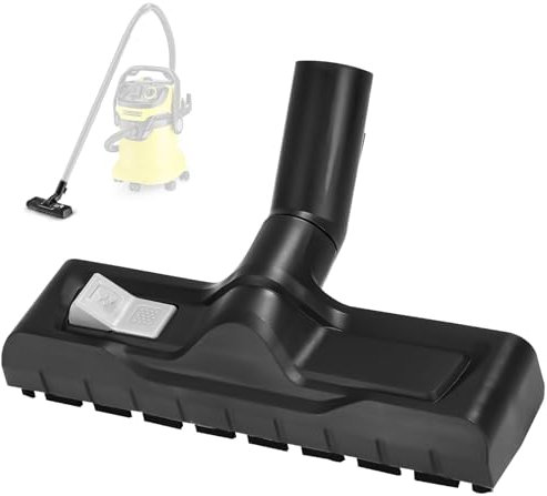 35mm Brosse Aspirateur Kärcher WD3, WD4, WD5, WD6, le port de la brosse peut changer de sol sec/humide,Noir