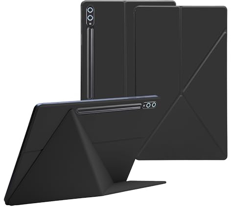 Custodia magnetica per tablet Samsung Galaxy Tab S10 Ultra 2024/S9 Ultra 2023 14,6, modello SM-X920/X926B/X910/X916B, con supporto S-Pen, accensione automatica, con supporto per tablet, colore nero